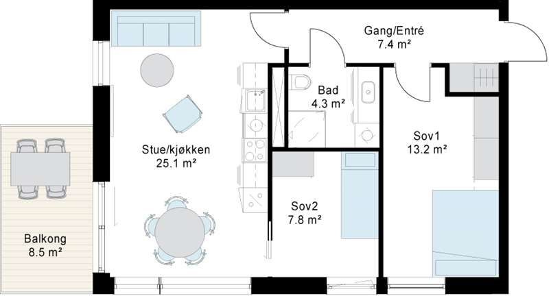 Plantegning 1